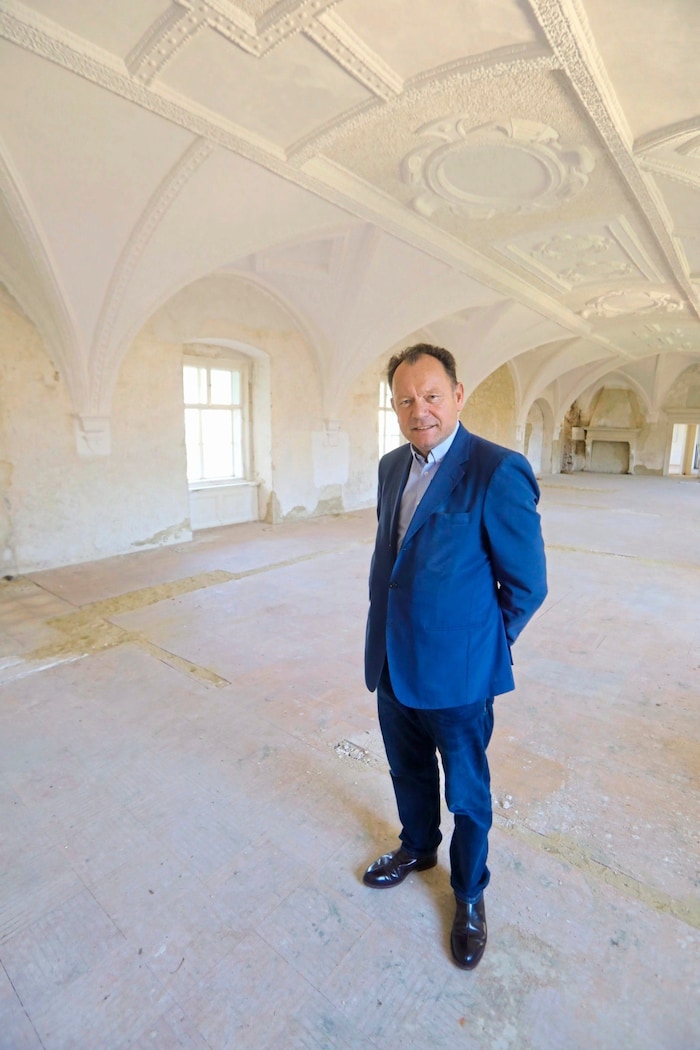Kunsthistorisch bedeutend: der Hauptsaal im alten Landgericht