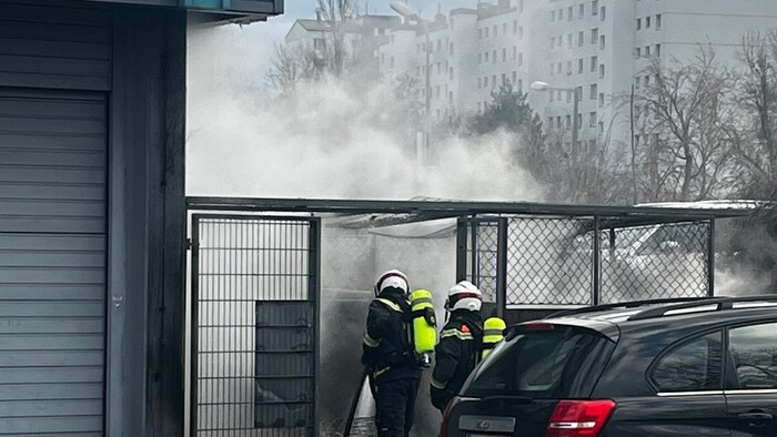 Eine starke Rauchentwicklung war zu erkennen.