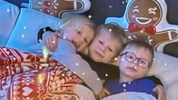 Die drei kleinen Geschwister lieben sich innig und vermissen den Papa sehr