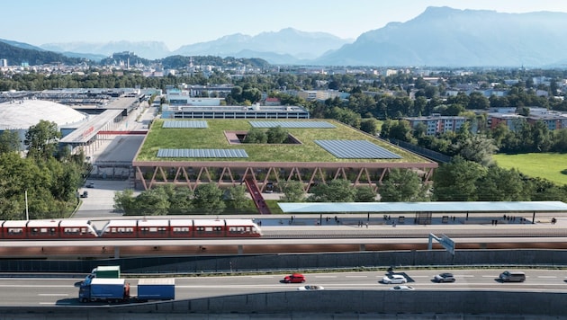 Für die Messebahn gab es bereits einige Planungen. (Bild: S-LINK/dunkelschwarz ZT OG)