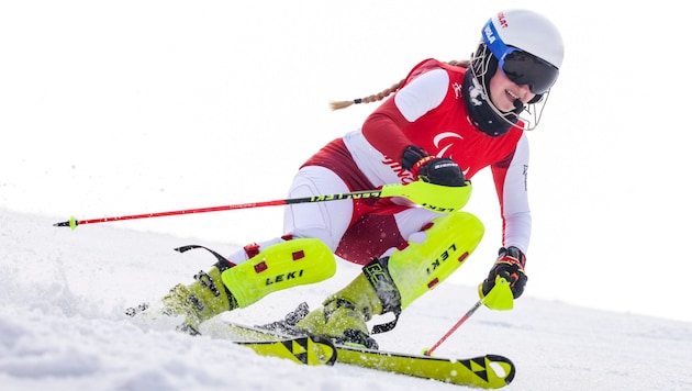 Elina Stary gelang nach ihrem Kreuzbandriss eine magische Rückkehr in den Paraski-Weltcup. (Bild: GEPA pictures)