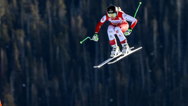 In Beaver Creek raste Hütter zu ihrem ersten Saisonsieg. (Bild: GEPA/GEPA pictures)