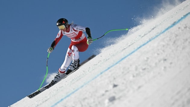 Cornelia Hütter (Bild: AFP/APA/FABRICE COFFRINI)