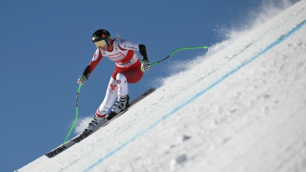 Cornelia Hütter (Bild: AFP/APA/FABRICE COFFRINI)