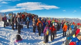 Die Adventandacht auf dem Gipfel des Monte Lussari und die Heilige Weihnachtsmesse sind immer ein Erlebnis. (Bild: Wallner Hannes)