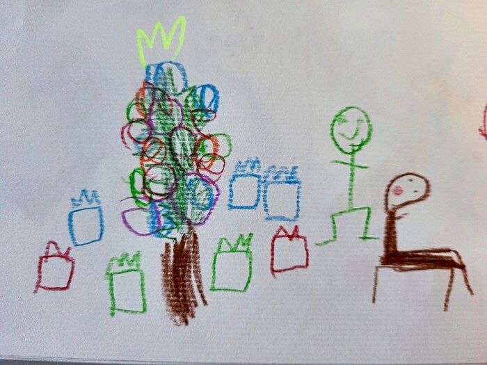 The children are looking forward to presents and spending time with their families.