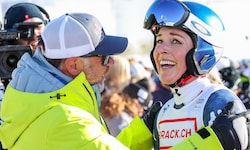 Lindsey Vonn mit Red Bulls Alpin-Chef Patrick Riml