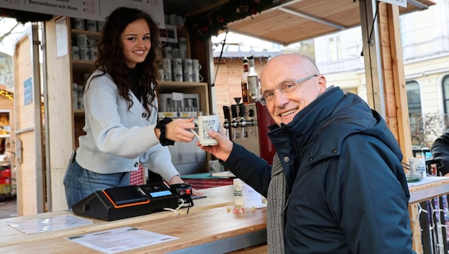 Wolfgang Bartosch kann die Weihnachtszeit in Graz auch genießen. (Bild: Jauschowetz Christian/Christian Jauschowetz)