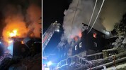Das Wohnhaus stand in Flammen.