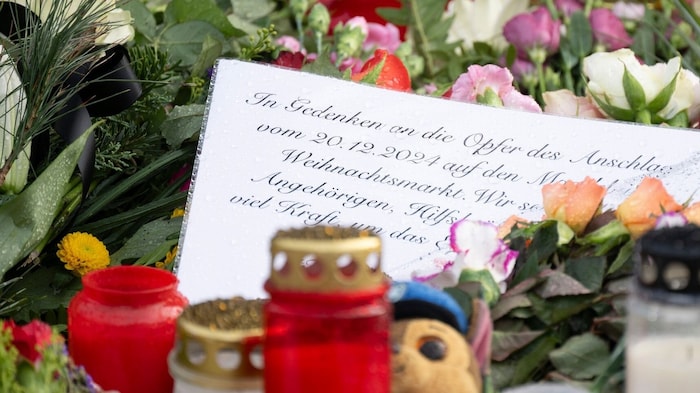 Kerzen für die Opfer in Magdeburg
