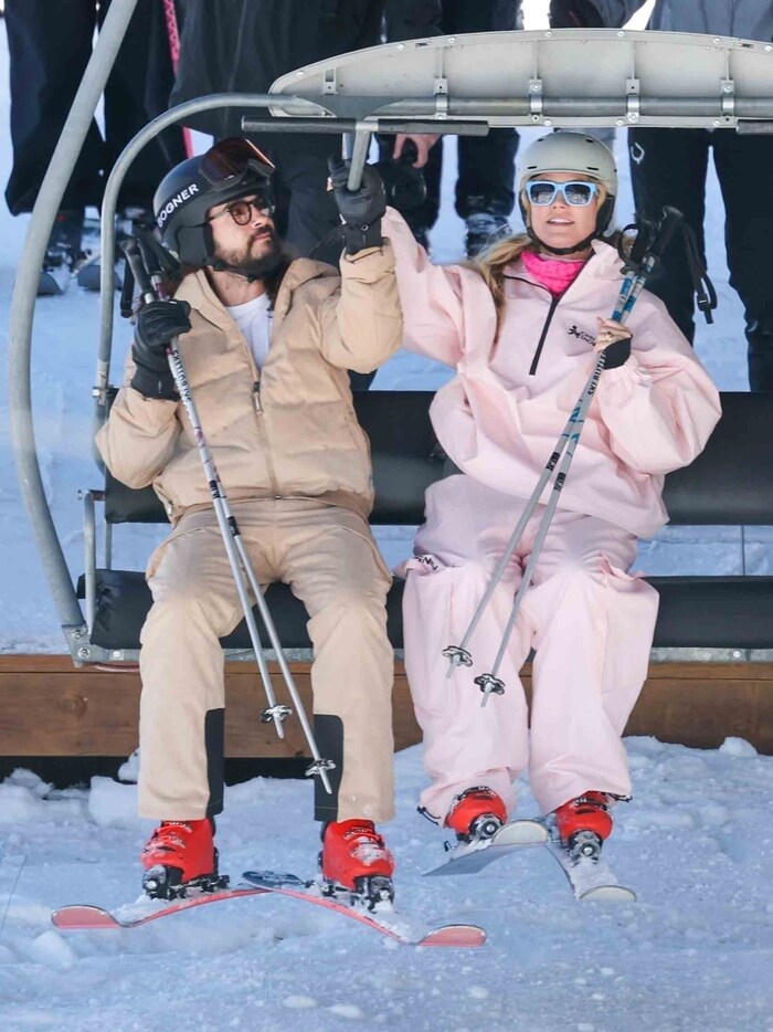 Mit Ehemann Tom am Lift