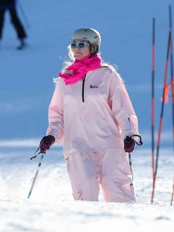 Heidi Klum auf der Piste