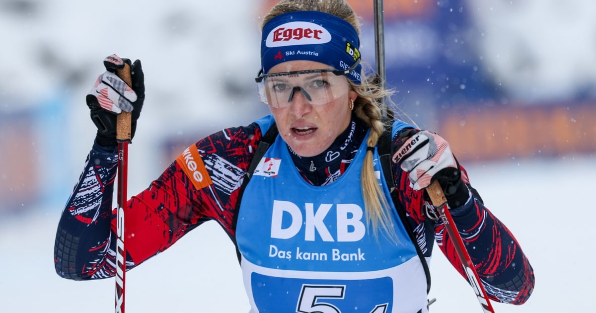 In Le Grand Bornand - Biathlon: Lisa Hauser finishes twelfth in mass start