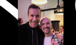 Moderator Kai Pflaume (li.) mit Sportler Patrick Lange
