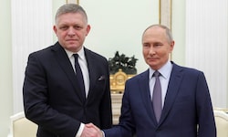 Slowakischer Regierungschef Robert Fico bei Putin