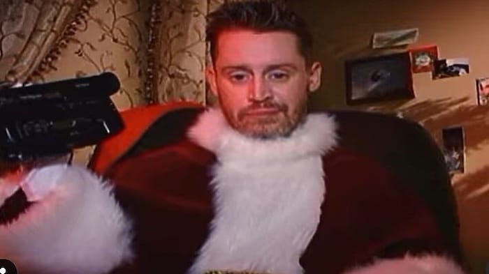 "Santa Baby" is none other than Macaulay Culkin