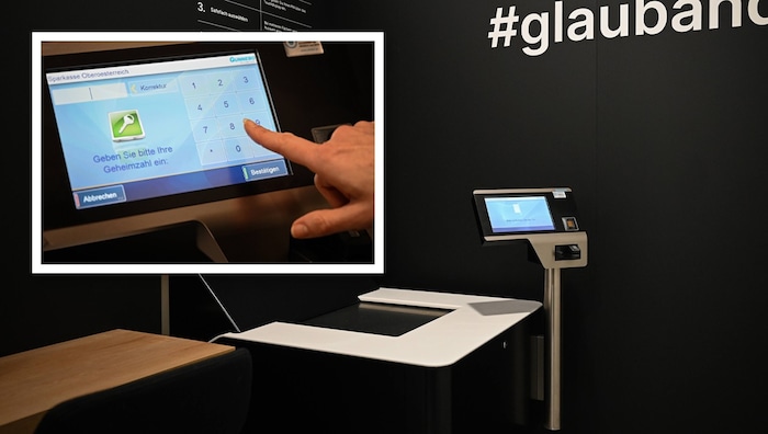 Customers can only access the safe deposit box using their own chip card. There, they must first ...