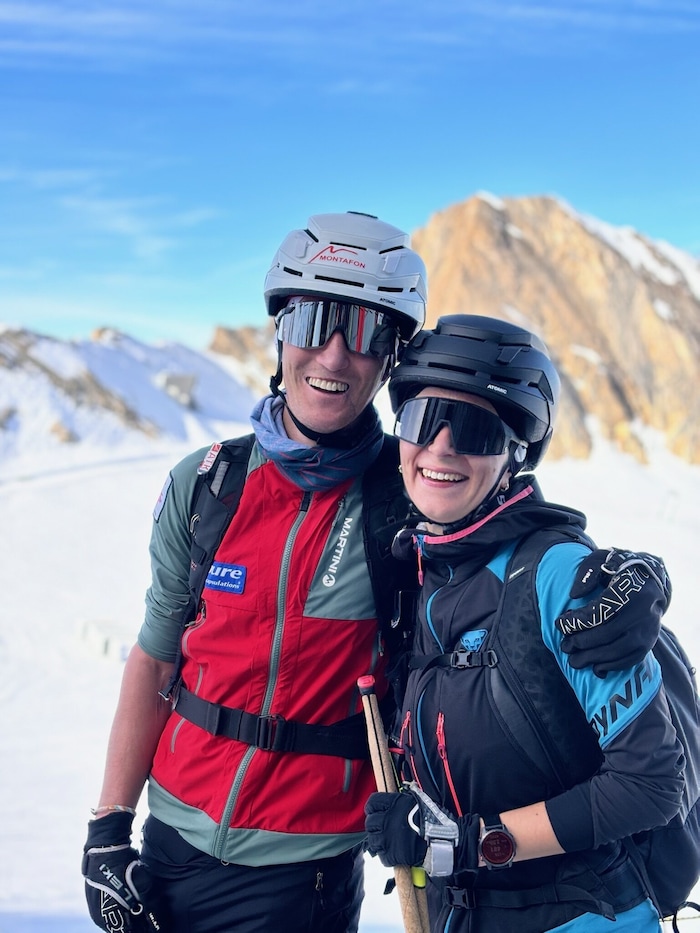 December 2024: Daniel and his - now - fiancée Tamara are back in the mountains.