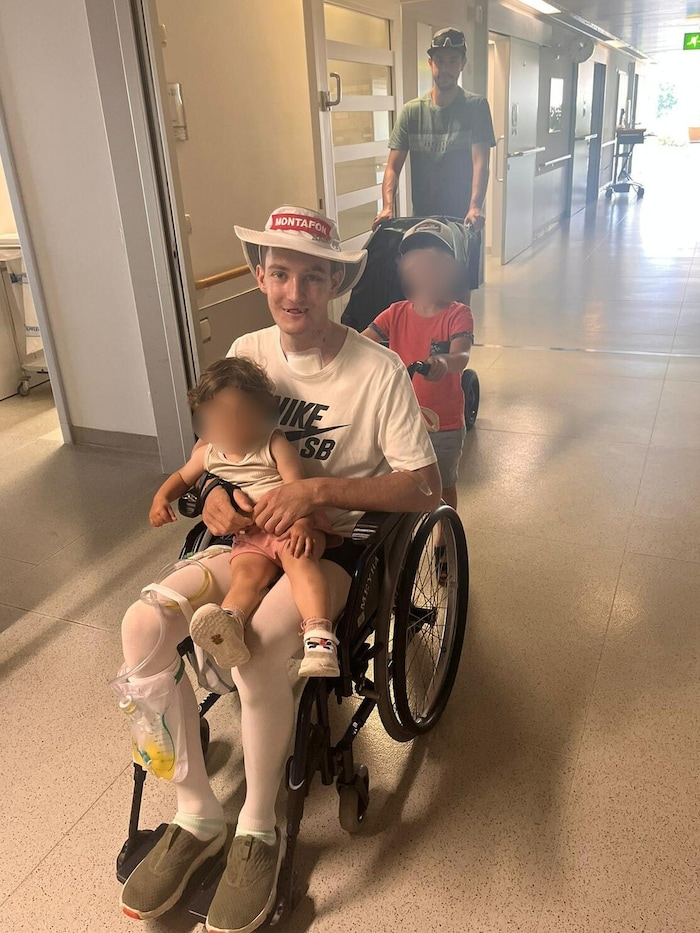 After the accident, the doctors told Daniel and his family that he would never be able to walk ...