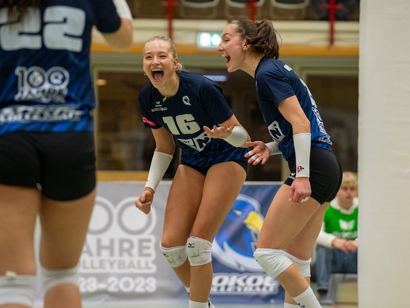 Jubilation for top talent Lia Berger (center) and Co. (Bild: Florian Weikert)