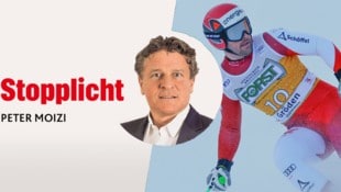 „Krone“-Sportchef Peter Moizi sinniert über die Katerstimmung bei den rot-weiß-roten Ski-Herren ... (Bild: AP)