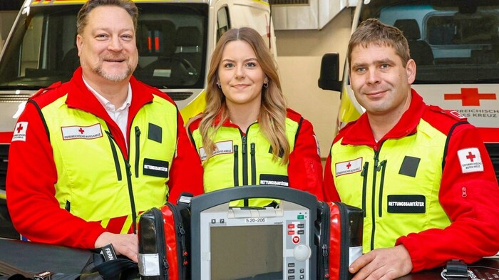 Bankhammer, Steinhart und Rubin (v.li) im Einsatz.