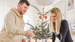 Andi und Melanie Schicker feiern Weihnachten bei den Schwiegereltern. (Bild: Pail Sepp/Marleneb.rk)