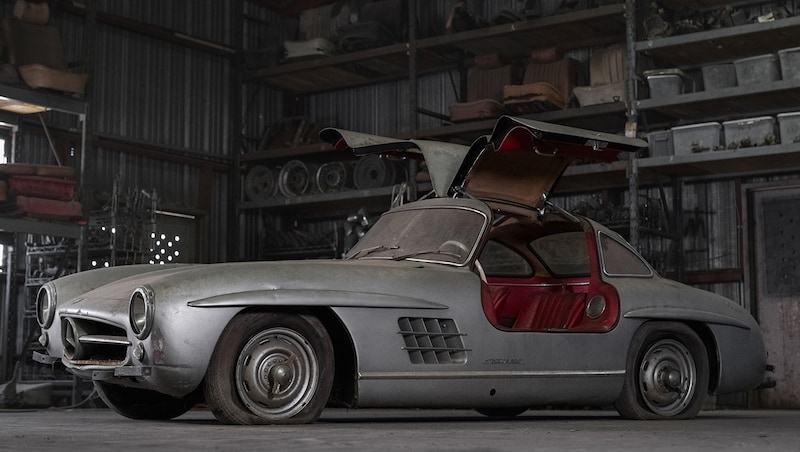 Mercedes 300 SL Flügeltürer (Bild: Patrick Emzen_RM Sotheby’s)