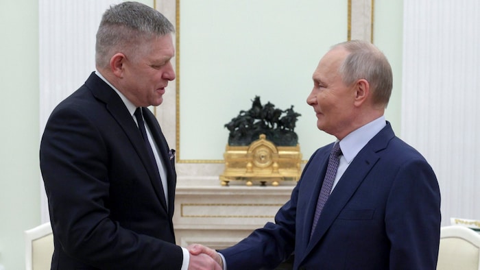 Fico gilt neben Viktor Orbán als engster Verbündeter Wladimir Putins in der EU.
