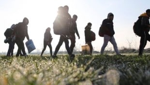 Im Konvoi marschierten Flüchtlinge in den Westen, Schritt für Schritt begleitet von der Hoffnung ...