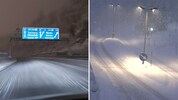 Auf der Inntalautobahn bei Innsbruck (links) und bei Seefeld herrschten tief winterliche ...