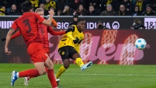 Kickt Jamie Gittens schon bald für die Bayern? (Bild: AP ( via APA) Austria Presse Agentur/ASSOCIATED PRESS)