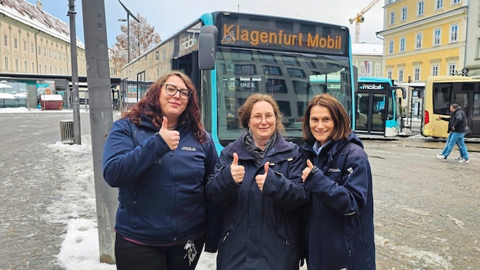 Auch viele Busfahrer arbeiteten am Heiligen Abend.