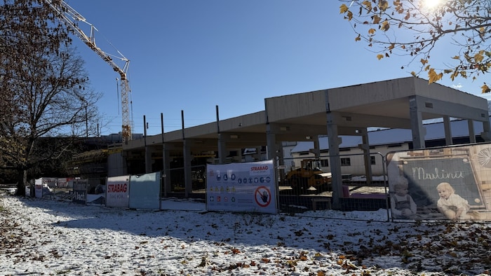 A new joinery hall is being built in Villach