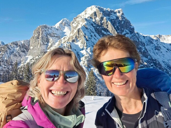 The "Krone" hiking experts Elisabeth Zienitzer (l.) and Silvia Sarcletti.