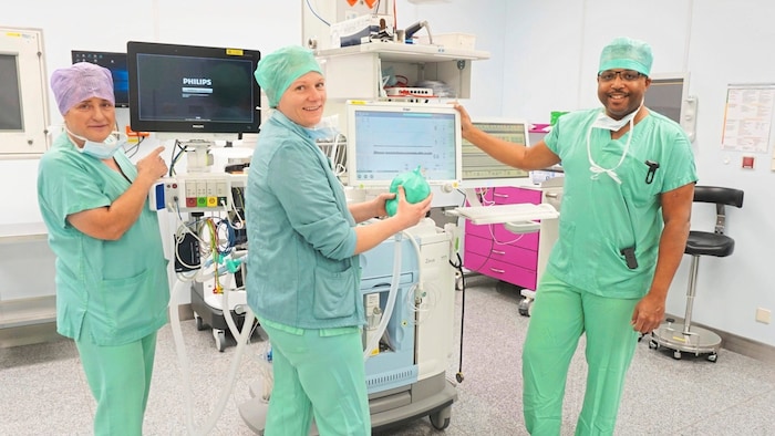 The hospital in Waidhofen an der Ybbs has recently put four state-of-the-art anesthesia machines ...