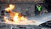Vier Tage vor Weihnachten detonierte eine Rakete inmitten von Kiew.
