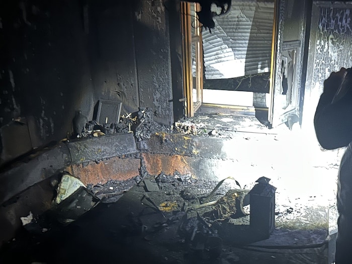 Der Schaden durch das Feuer ist groß-