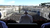 Der Höhepunkt des christlichen Weihnachtsfestes Mittwochmittag am Petersplatz