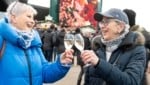 Auch der Wintermarkt im Prater schwenkt auf Silvester (Bild: Lisa Kapici)