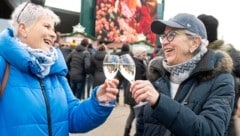 Auch der Wintermarkt im Prater schwenkt auf Silvester (Bild: Lisa Kapici)