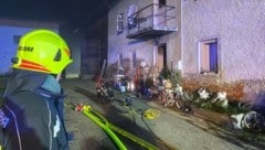 In diesem Haus brach der Brand aus. (Bild: FF Andorf)