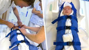 So wurde das Baby MRT-fit gemacht.