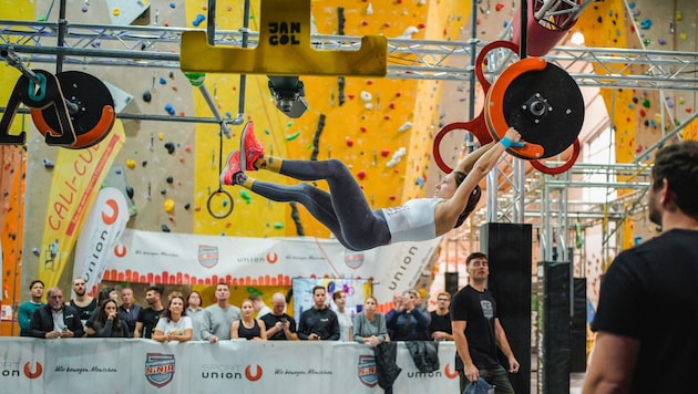 Im Ninja-Sport hat sich Marlies Brunner als eine der besten Athletinnen Österreichs etabliert. (Bild: Johannes Friedl)