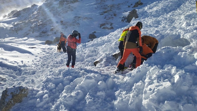 Despite a quick and successful search by the mountain rescuers, the only thing that could be determined was the death of the man from Lungau. (Bild: Bergrettung Lungau)