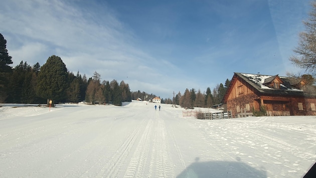 Ski tourers also like to use the slopes on the Fanningberg. (Bild: Holitzky Roland)