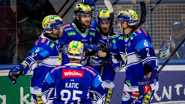 Cheering VSV players (symbolic picture) (Bild: GEPA)