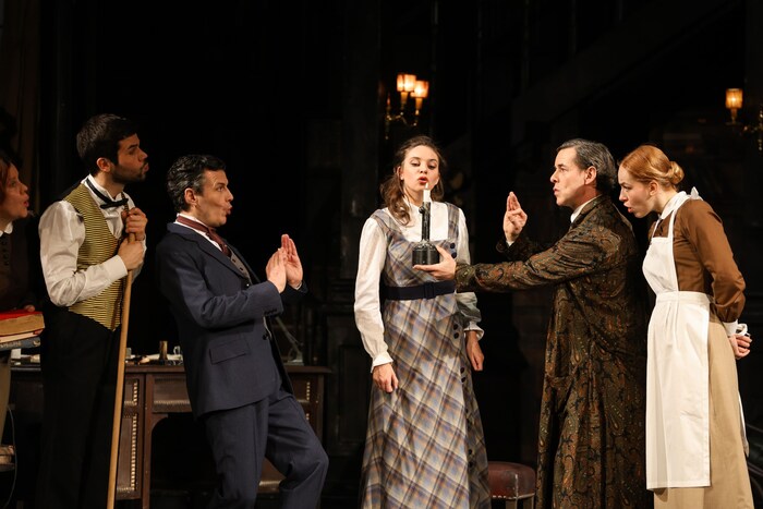 Manuel Rubey (Colonel Pickering), Paula Nocker (Eliza Doolittle), Markus Meyer (Prof. Henry ...