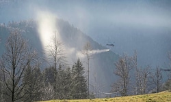 Löscharbeiten in Semriach