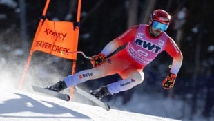 Loic Meillard wird wohl auch den Super-G in Bormio nicht bestreiten können. (Bild: GEPA/GEPA pictures)